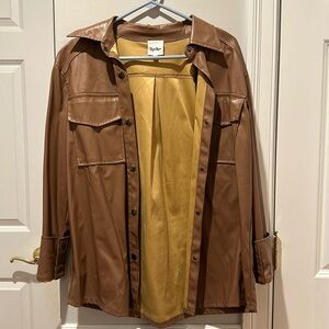 Sky to Moon Brown Leather Jacket